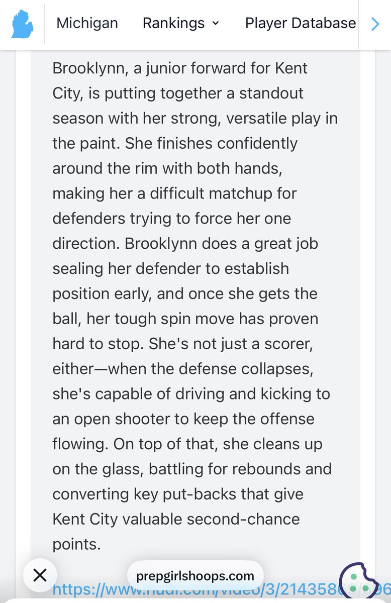 Kent City Girls BB tweet media