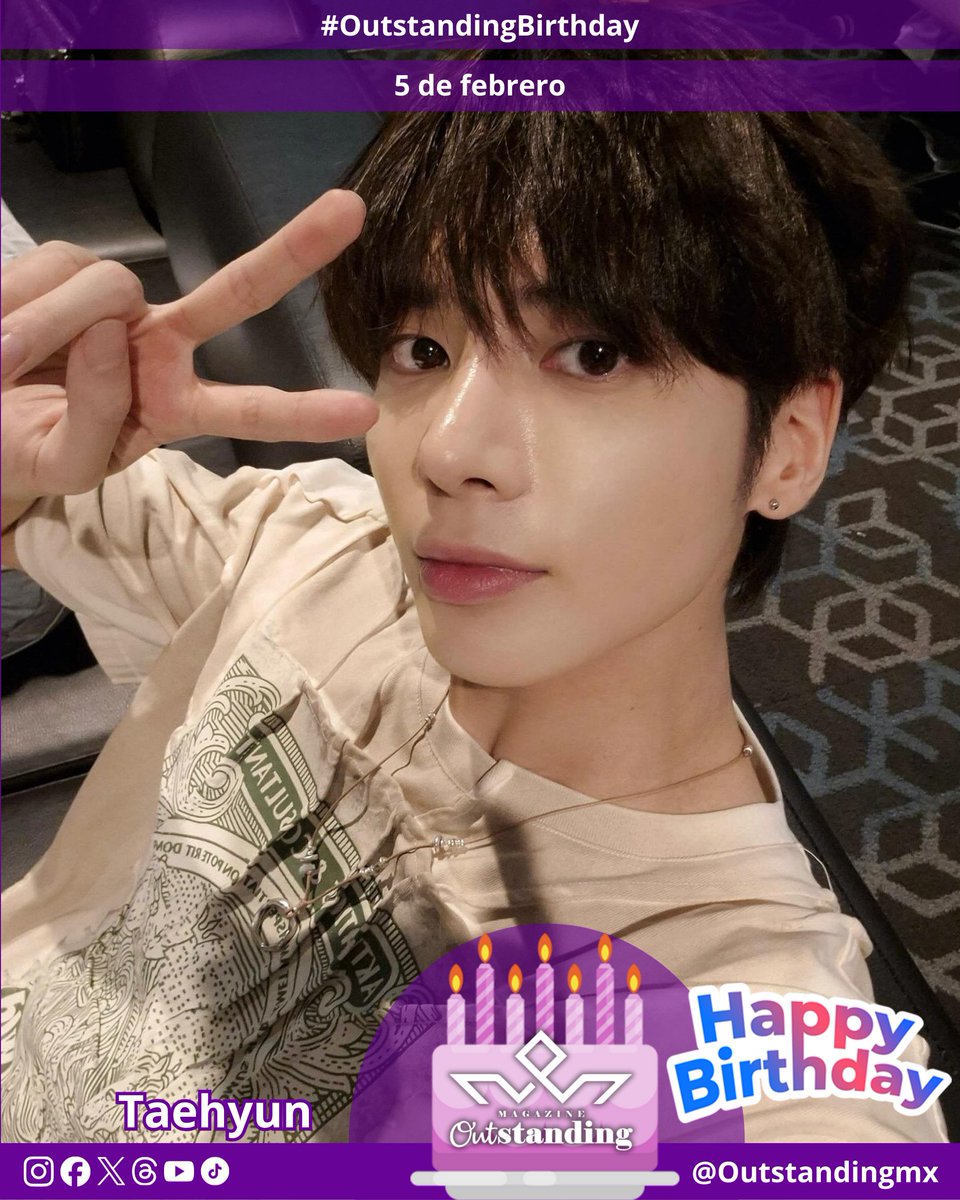 Outstandingmx's tweet image. 🥳 ¡Saeng-il chughahaeyo, Taehyun! 🎂
Kang Tae-hyun es un cantautor, compositor, modelo, actor y bailarín surcoreano. Es popularmente conocido por formar parte del grupo #TXT.

#OutstandingBirthday #OutstandingMan #KPop