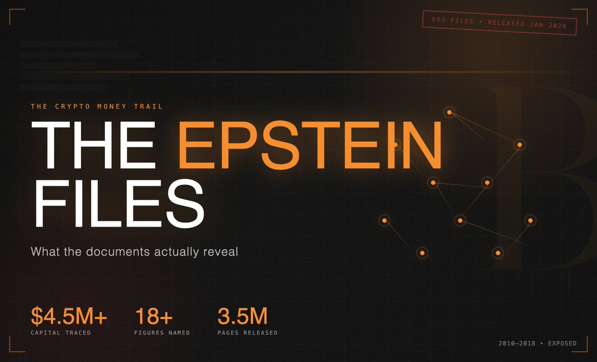 crypto_banter's tweet photo. 🧵 Epstein files dropped. The crypto takes have been wild...

Time to cut through the noise.
$4.5M+ traced. 18+ figures named.

Here's what's actually CONFIRMED, 
what's DISPUTED, 
and what's DEBUNKED. 👇