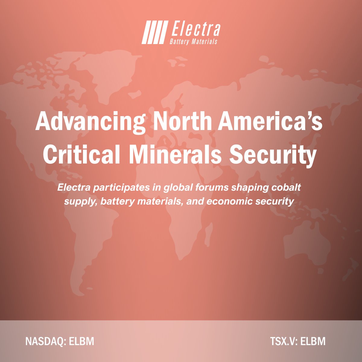 Electra Battery Materials Corporation tweet media