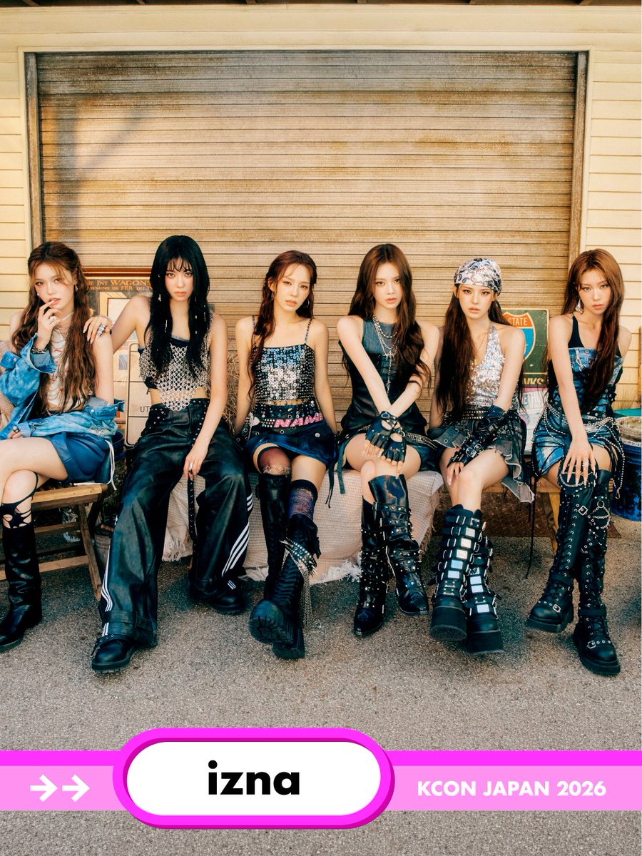 [#KCONJAPAN2026] 2nd LINEUP

𝐢𝐳𝐧𝐚
#izna

<a href="/izna_offcl/">izna</a>

-
KCON JAPAN 2026 
MAY 8-10 
Makuhari Messe 

Let's #KCON