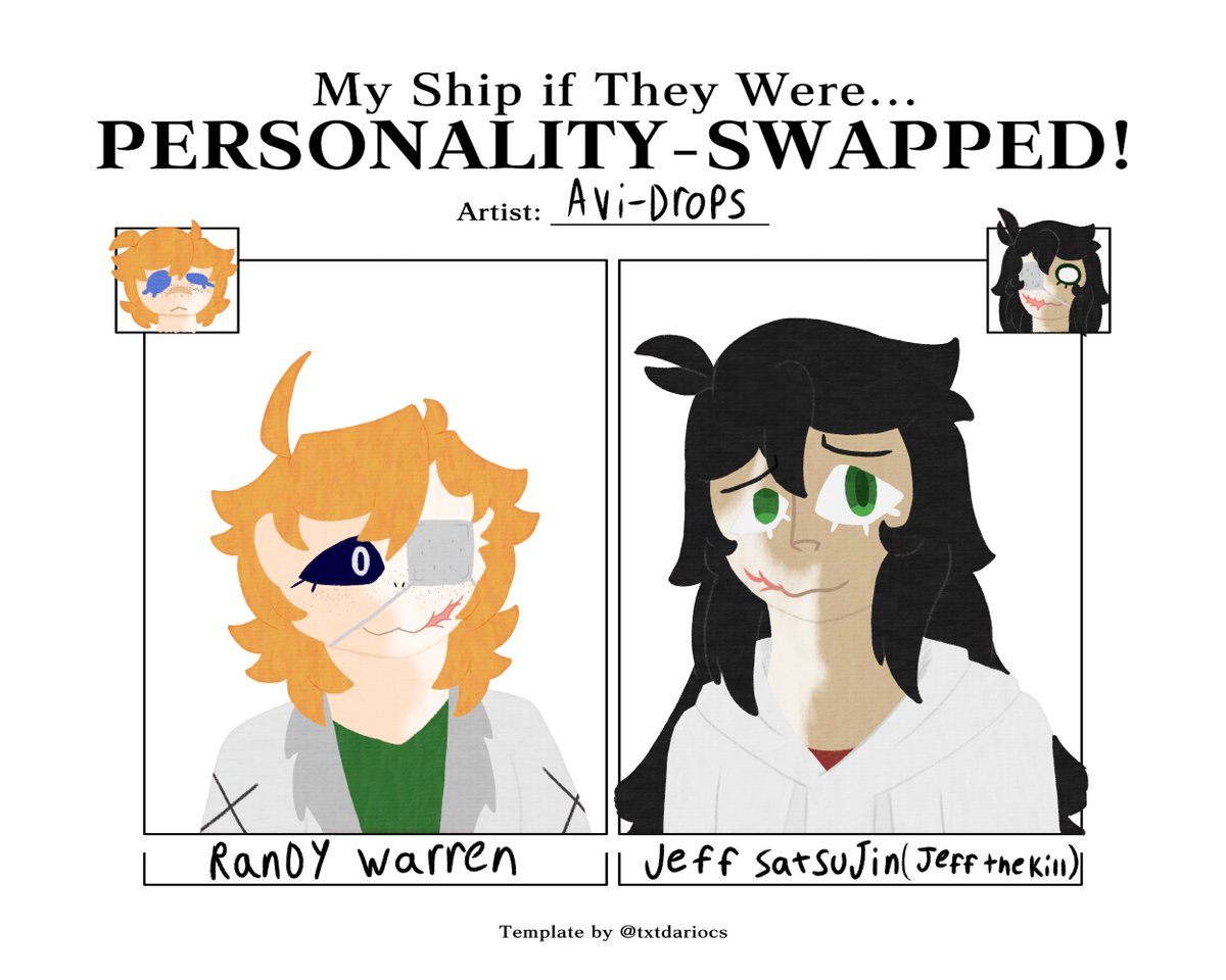 1969Avi's tweet photo. #creepypasta #jeffthekiller #randywarren
Ended up a role-swap https://t.co/ahyuaQLwgT