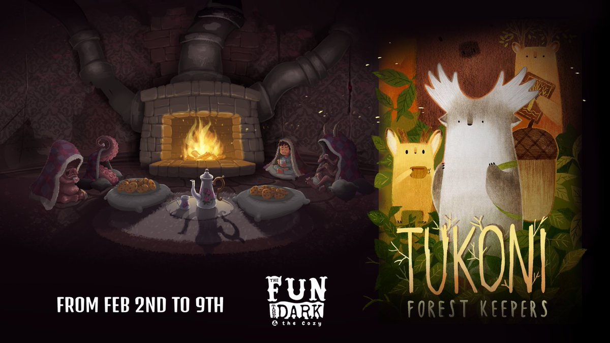 🧡We’re excited to take part in The Fun, The Dark, and the Cozy festival curated by <a href="/skullqueensgame/">Skull Queens Games</a> &amp; <a href="/Thirdworld_Prod/">ThirdworldProductions Mexican Entertainment System</a>.

Tukoni: Forest Keepers is a cute &amp; cozy puzzle adventure where you play as a forest spirit helping animals prepare for winter.❄️

#indiegame #steam #pcgaming