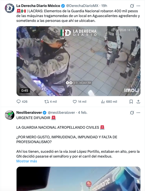 DrawForLove's tweet photo. @DerechaDiarioMX Mmmm... casualmente dos noticias de la GN juntas https://t.co/Dh45sxqfRr