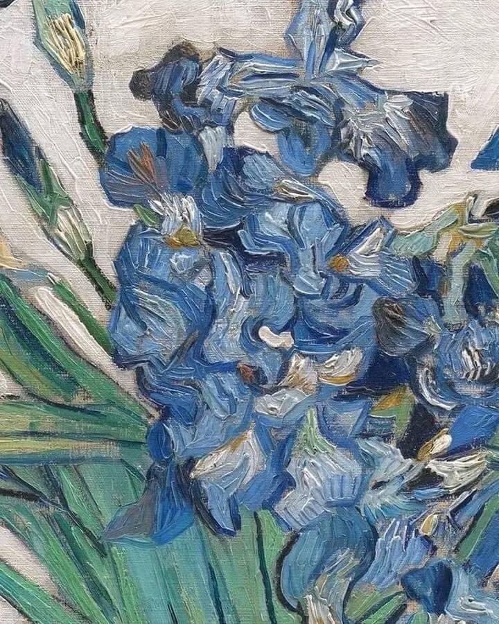 Havenlust's tweet photo. Irises (1890, detail)

— Vincent van Gogh https://t.co/ZaY9JLaByY