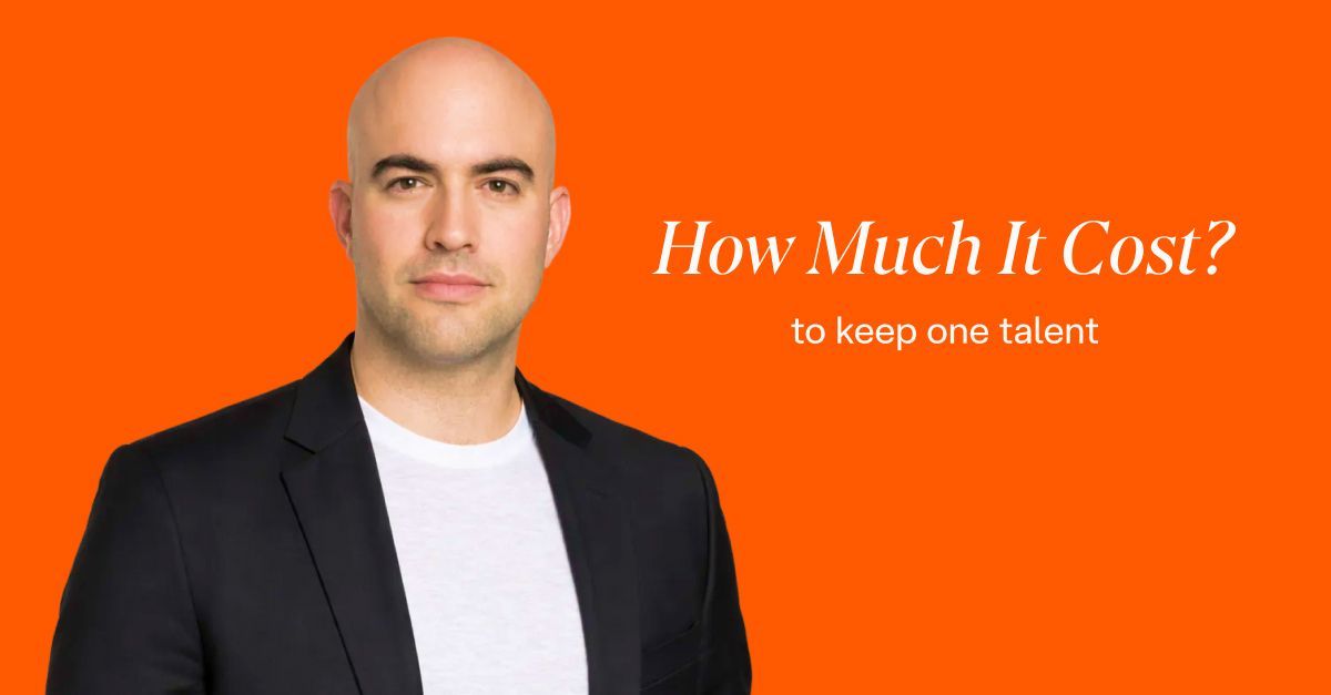 AmosBarZeev's tweet photo. Most teams ask “how much does hiring cost?”
The expensive question is “how much does losing one great person cost?” https://t.co/p485ZRcsWw