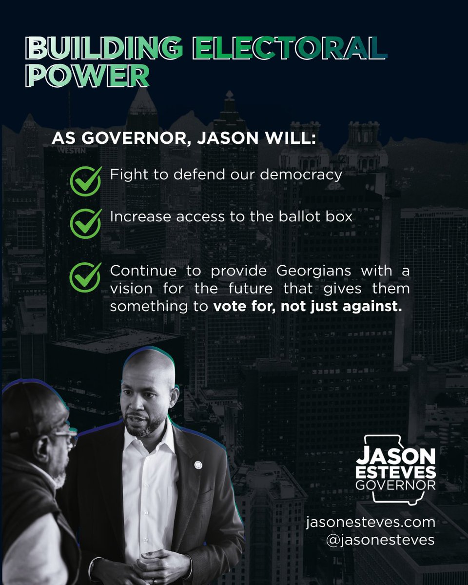 If this vision speaks to you, save my agenda and share it with someone who believes Black men deserve leadership that invests in our health, wealth, and opportunity.

As governor, I’ll stand tall and build a Georgia worth voting for.