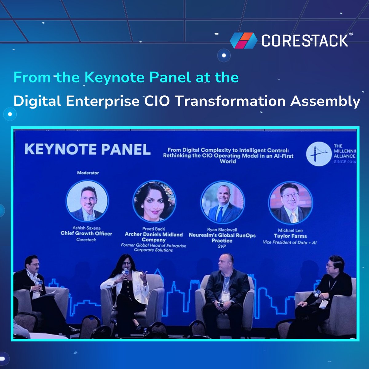 CoreStack tweet media