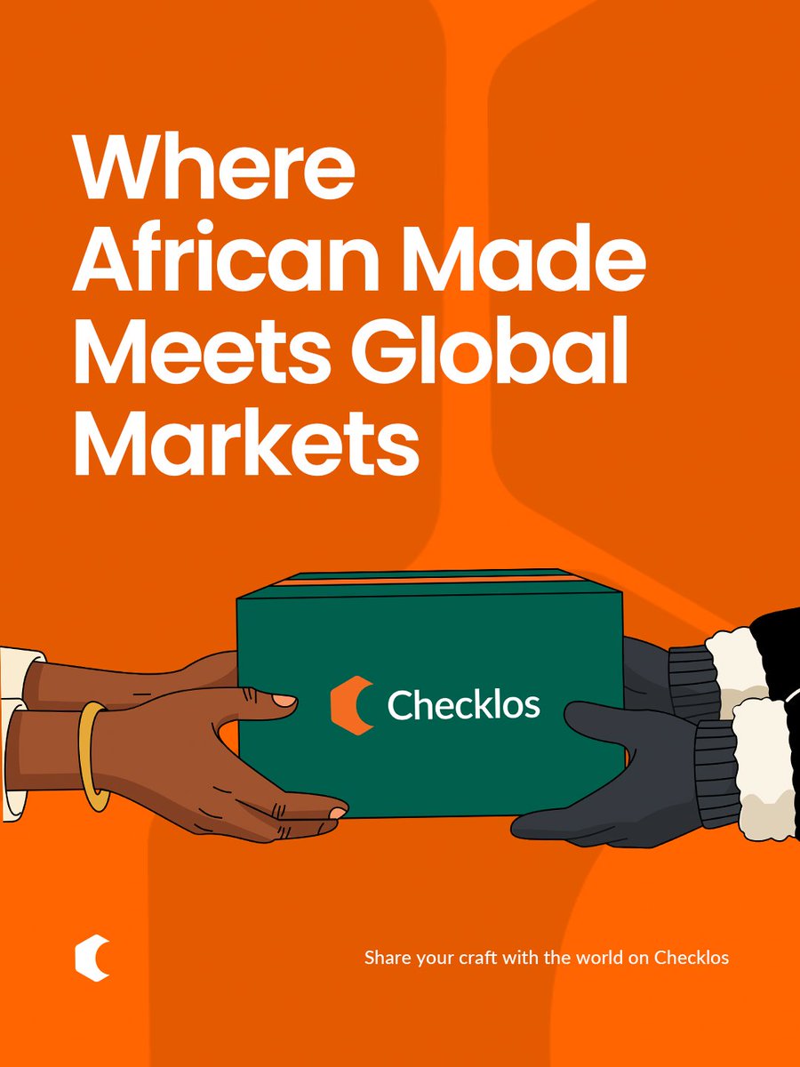 Checklos__'s tweet image. If it's made in Africa, it should sell worldwide.

Go global with Checklos.
#Checklos #GlobalTrade #InternationalShipping