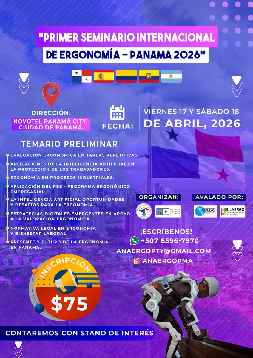 Unión Latinoamericana de Ergonomía ULAERGO tweet media