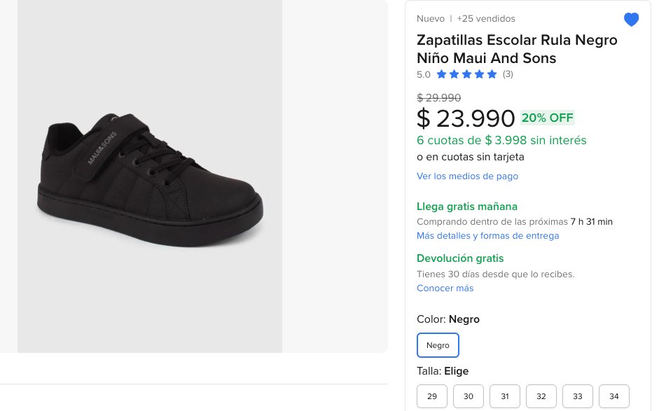 descuentoff's tweet photo. Chic@s, les paso el dato de estas zapatillas escolares. Bajaron de $29.990 a $23.990. Con envío gratis el ahorro es real. Aprovechen antes que se agoten las tallas.
Link: https://t.co/KAFEuBJKJs
#datoschile #ofertas #colegio #zapatillasescolares #descuentoff https://t.co/kaBaKBjxBV