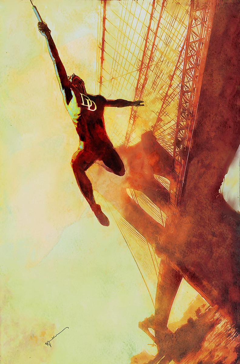 Thanks to <a href="/i_symbiote/">i_spy_a_symbiote</a> who sent this along to me...

Bill Sienkiewicz posted this on his Facebook today.
Another Daredevil #1 variant revealed!