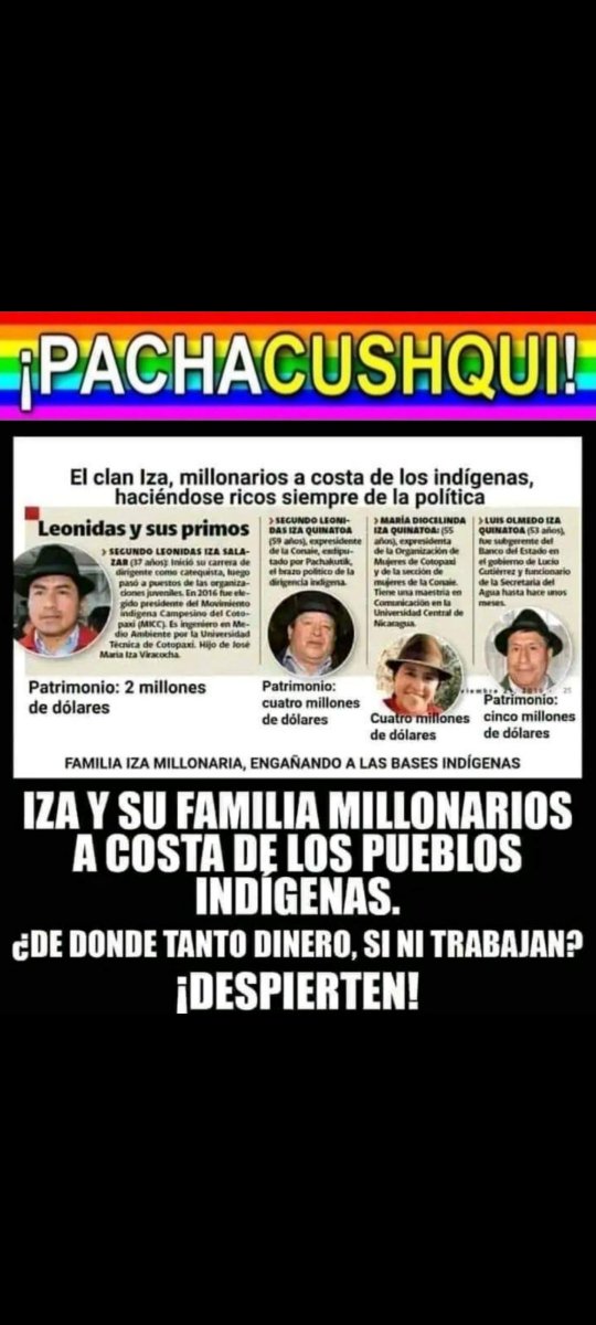 ÉSTOS SON LOS QUE QUIEREN TUMBAR EL GOBIERNO DE DANIEL NOBOA 
😎🇪🇨