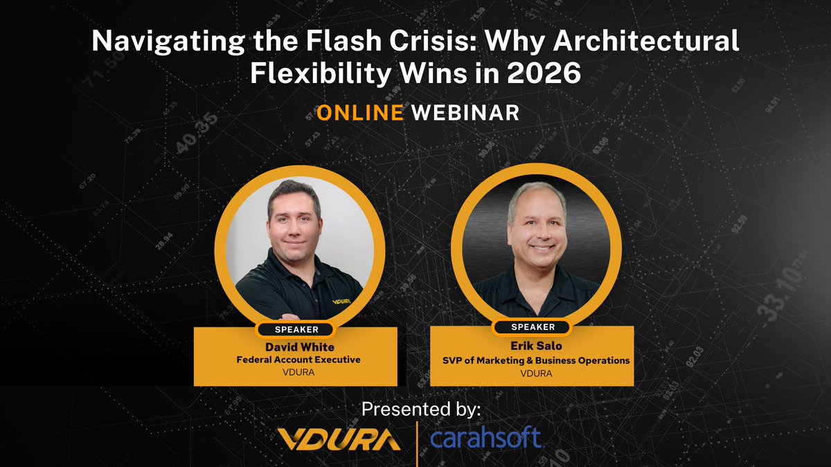 Join our webinar with <a href="/Carahsoft/">Carahsoft</a> to learn how flexible parallel file system architectures can deliver #AI and #HPC performance without locking into expensive all flash designs.

📅: Thursday, February 26, 2026
⏱️: 11:00am - 12:00pm ET 

Register today: carahevents.carahsoft.com/Event/Details/…