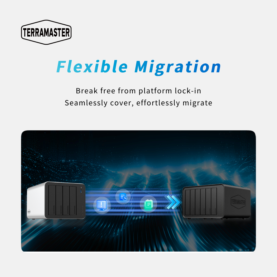TerraMasters's tweet image. Your ecosystem is mixed (Windows, VMware, Hyper-V…), but your backup doesn’t have to be. TerraMaster Centralized Backup covers them all. 
Embrace a truly unified solution:
 terra-master.com/pages/centrali…
#TerraMaster #CrossPlatform #Flexibility #DataMigration #VMware #HyperV