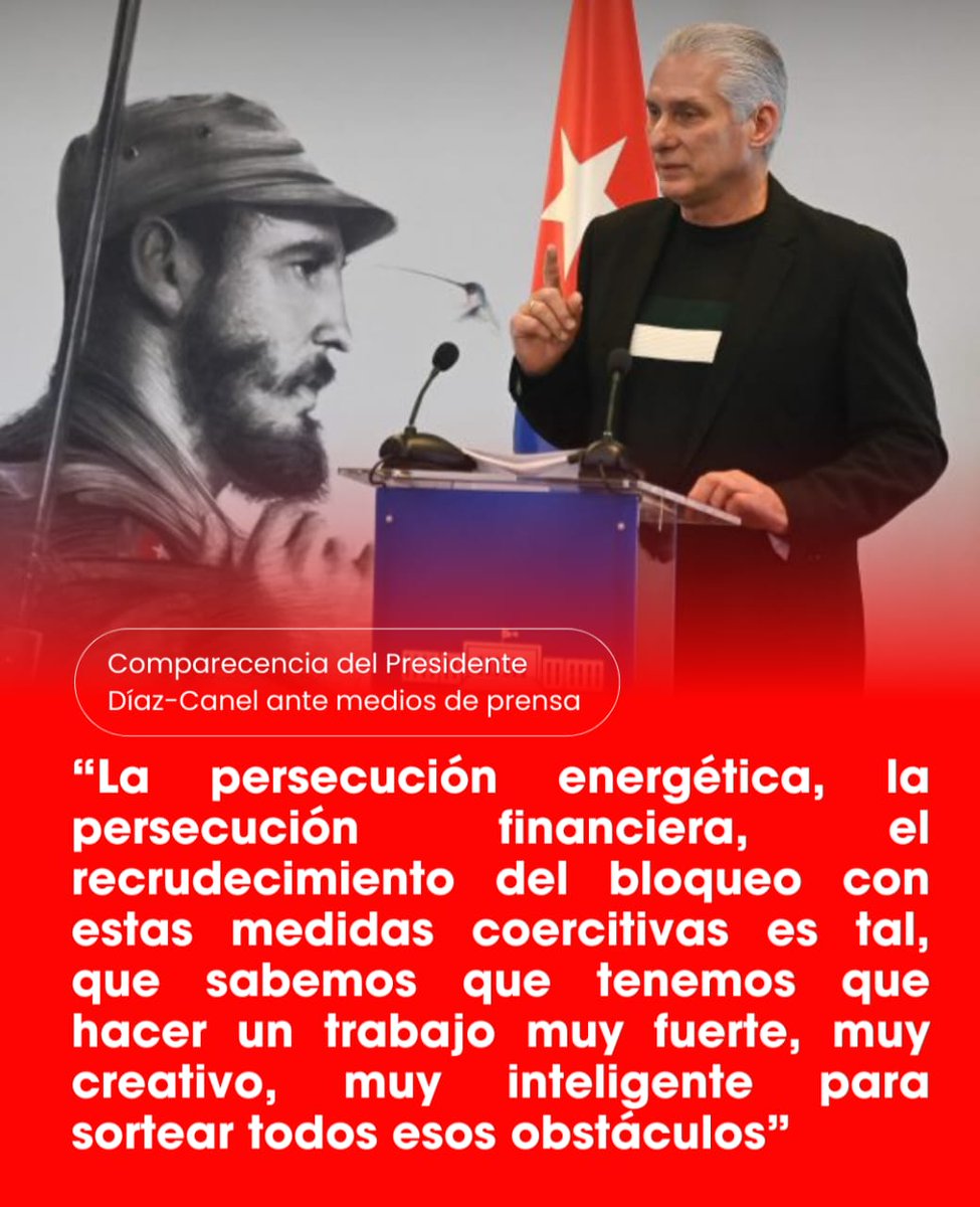 Tenemos que seguir trabajando por el pueblo, por los trabajadores, por Cuba.