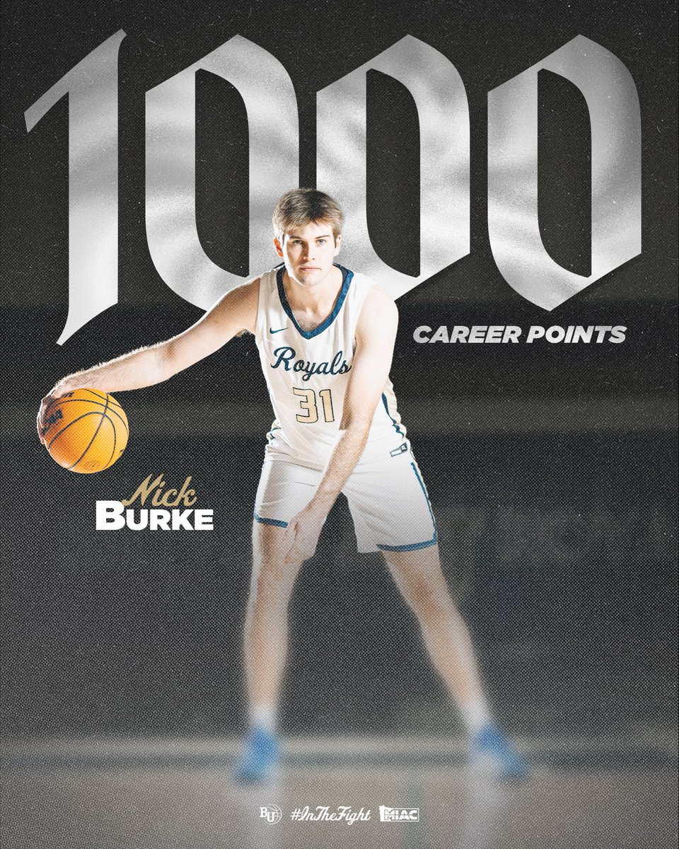 BethelRoyalsMBB's tweet photo. Congratulations Nick on Scoring 1000 Career Points!!!

#InTheFight https://t.co/uLlj8uaAhX