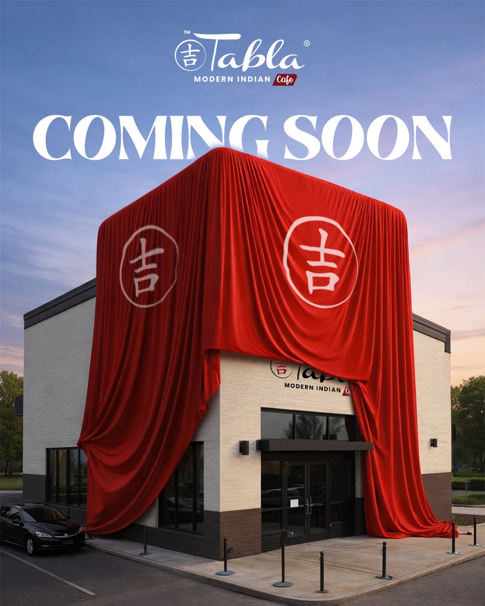 🎉 Exciting Update! Our new Tabla Franchise is coming to St. Petersburg, FL! 

 We’re bringing our unique fusion of Modern Indian Café, with bold flavors and unforgettable dishes, to a new community.

Stay tuned for more updates on the grand opening.