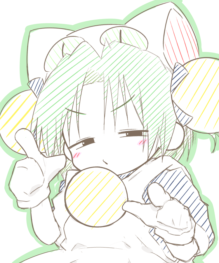 描きながら表情とかポーズを決めてるので毎回自分でも何が完成するのかわからない。それでもでじこちゃんは可愛く描ける