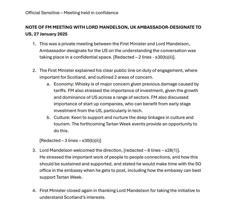 DMScotPol's tweet photo. John Swinney's horror at all things Mandelson at FMQs in contrast to his gratitude just a year ago.   

'First Minister closed again in thanking Lord Mandelson for taking the initiative to  understand Scotland’s interests.'  

https://t.co/t7ZebsV2Yu https://t.co/k9GknsvvU1