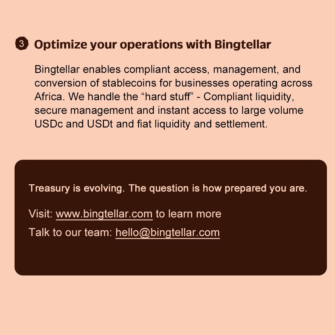 Bingtellar (Stablecoin payments ) tweet media
