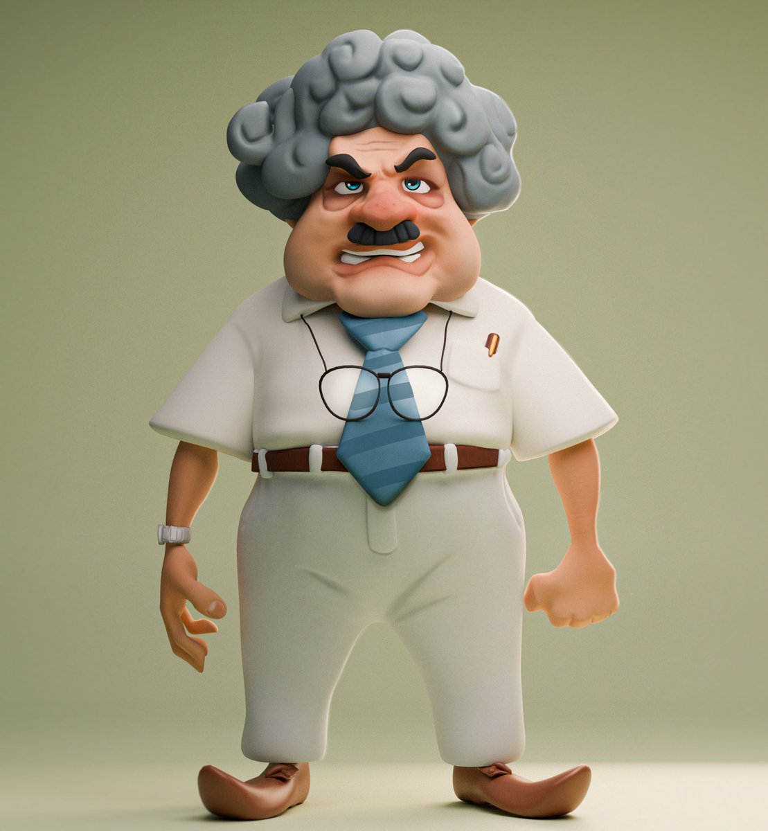 Dr Viru Sahastrabuddhe 
Also known as VIrus from the 3 Idiots movie . This is my stylized take on Bollywood Actor Boman Irani playing that role
More Renders artstation.com/artwork/YGkVmP
Youtube youtube.com/@Khatri3D
Patreon patreon.com/c/Khatri3D
(I giveaway STLs)  
#3d #noai #art