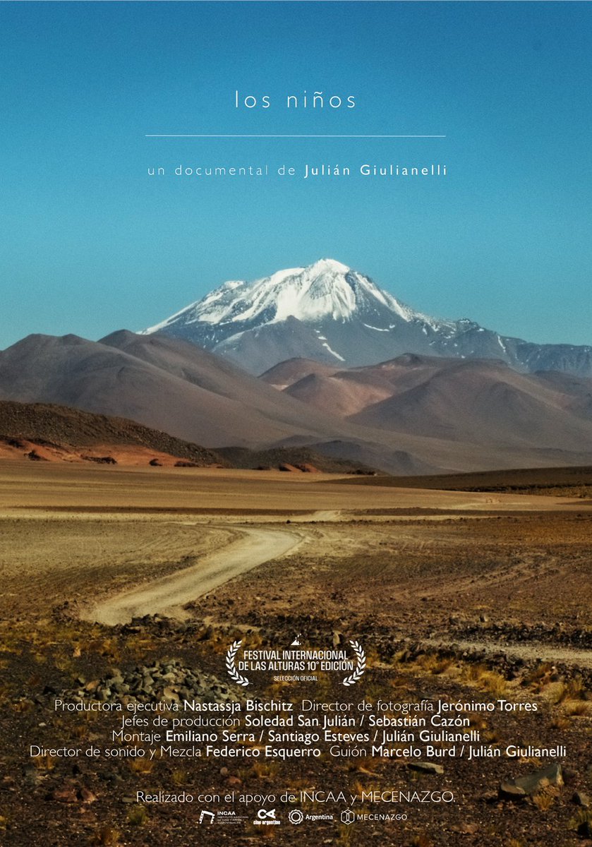 LOS NIÑOS
Un documental de Julián Giulianelli. 
En Complejo Ítaca - Espacio Avalón  
Humahuaca 4027 
Ciudad de Buenos Aires

elrayoverdeblog.blogspot.com/2026/02/los-ni…