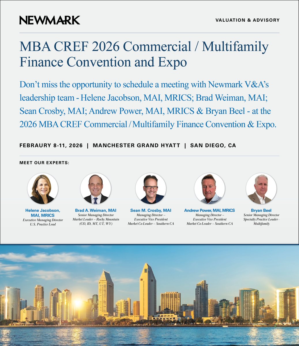 Newmark Valuation & Advisory tweet media