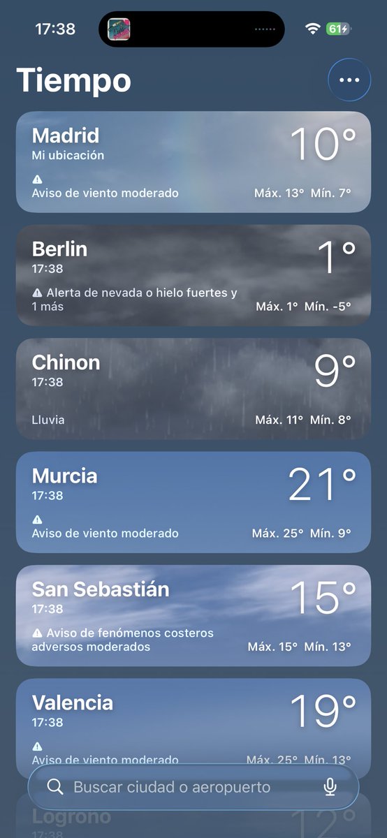 21 grados en Murcia si digo lo q pienso me echan de MadriZ (ojalá)