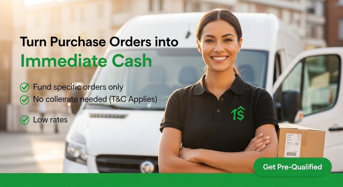 BolajiiGangan's tweet image. Manufacturers &amp;amp; Wholesalers:
Stop letting cash flow gaps delay your production.

#LPOFinancing turns confirmed PurchaseOrders into immediate working capital.
Fund materials, labor, and logistics FAST.

#Manufacturing #Wholesale #SupplyChain #TradeFinance