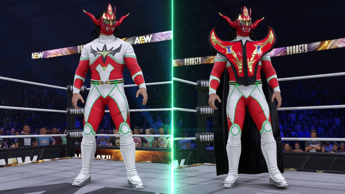 Jushin Thunder Liger '96 (<a href="/Liger_NJPW/">獣神サンダー・ライガー ☆ Jushin Thunder Liger</a>) now available for #WWE2K25 

Based on his look from WCW Starrcade 1996

🔻Download in Bio

AEW Dynasty by <a href="/titavius/">Titavius</a>

[#WCW #WWE2K25 #NJPW]