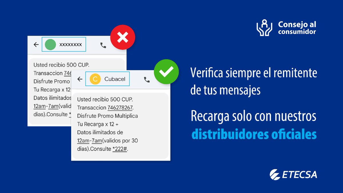 #EtecsaMayabeque Cómo identificar si recibiste una #RecargaInternacional 📲 de <a href="/EtecsaServicios/">Etecsa_Cuba Servicios</a> ⁉️
🔍 Aquí te lo mostramos 👇