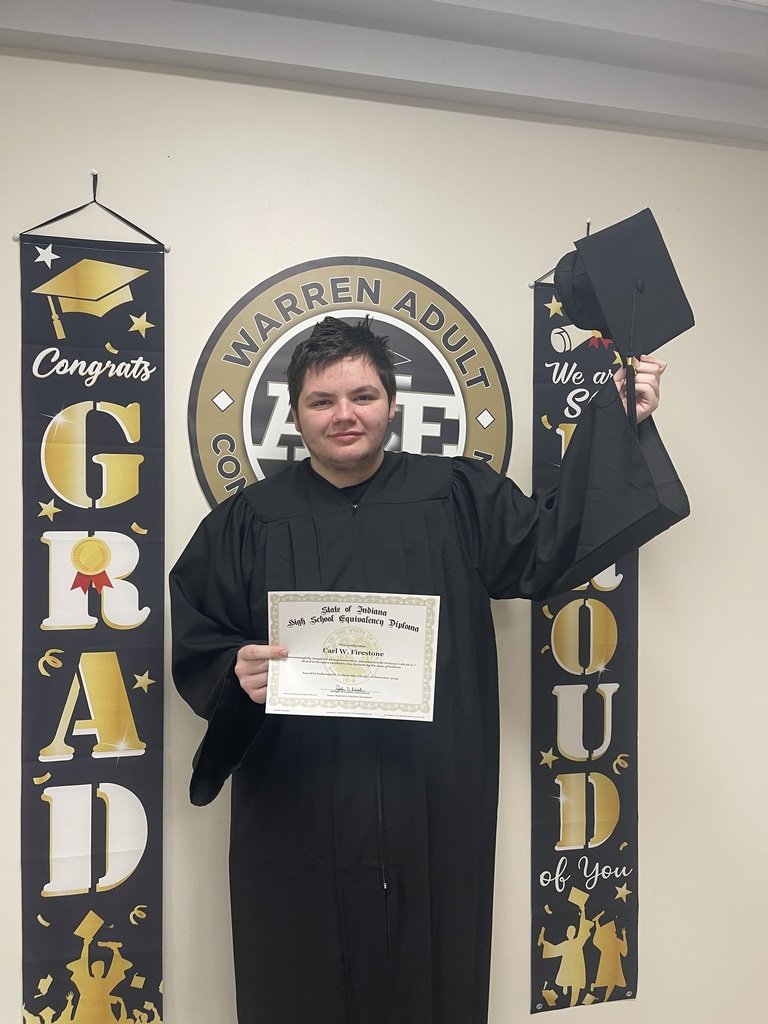 Celebrating Carl Fireston 🎓
“Warren Adult Ed helped me earn my GED in just six months—thanks to my teacher, Ms. Kim Terry.”
The MSD Warren Adult Ed team is proud to have supported your success.
#WarrenWill <a href="/Warren_Adult_Ed/">Warren Twp Adult Ed</a> @MSDWarren #IAACE