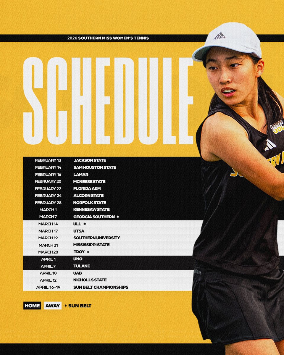 The 2026 slate is loaded. Bring the energy. 🎾🦅

#SMTTT