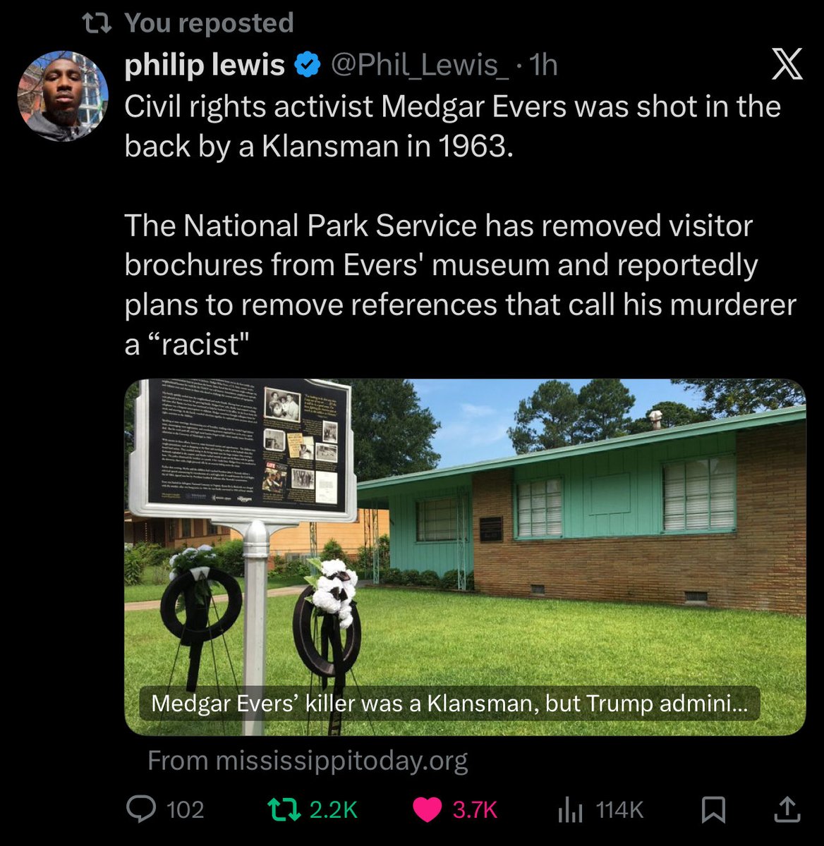 <a href="/NewsWire_US/">NewsWire</a> Meanwhile in Stephen Millerland, erasure of black history continues