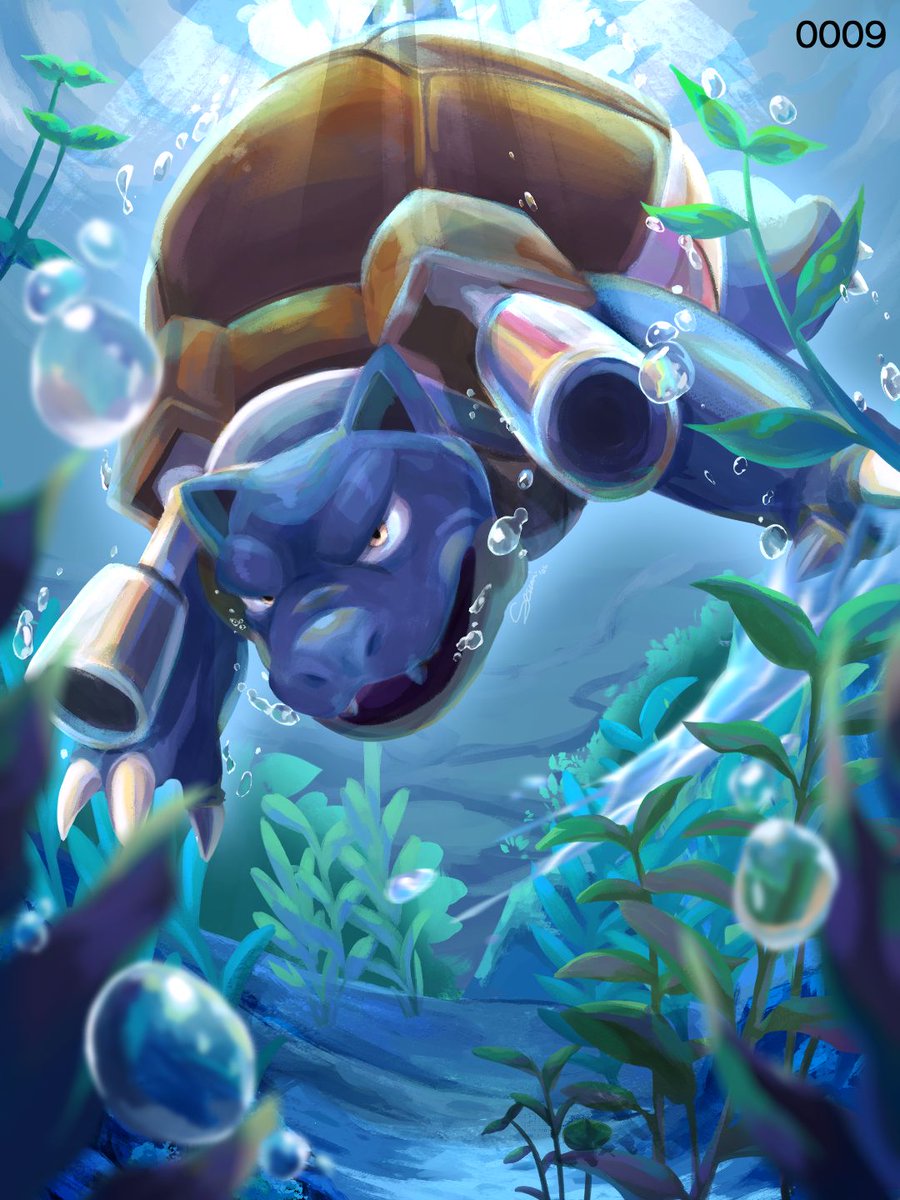 SazaAlton061175's tweet image. 9/100(?) Blastoise, the Shellfish Pokemon

#Blastoise #pokemon #pokemontcg #100daychallenge