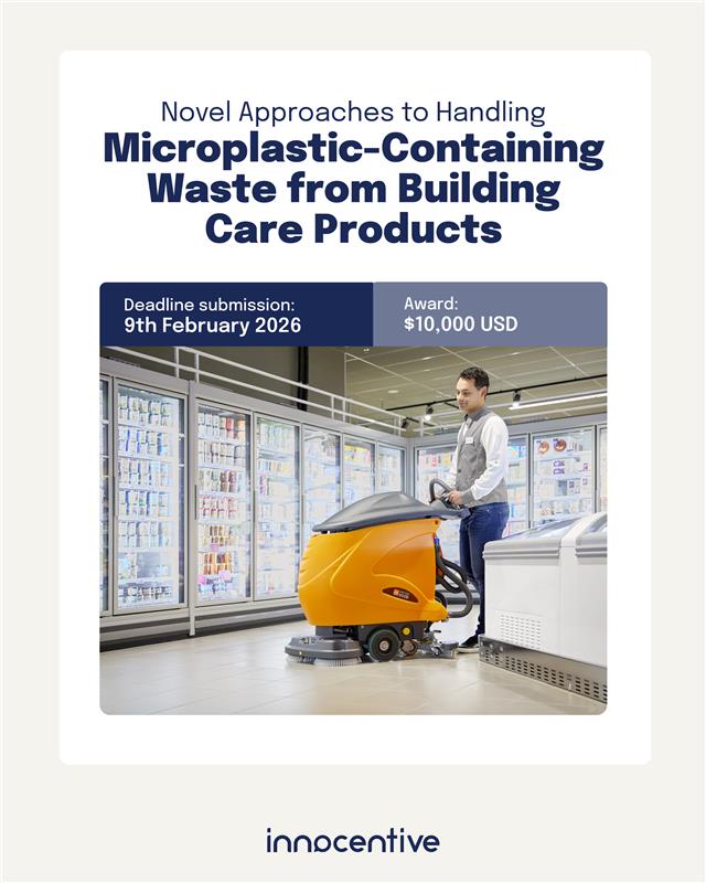 innocentive_'s tweet image. Microplastics are released in everyday processes like floor finish removal.

Diversey is seeking ideas to cut this impact by up to 70%.

Explore the Challenge on innocentive.

🗓️Deadline: 9/2/2026

Challenge Link: diversey.community.innocentive.com/challenge/0114…

#OpenInnovation #SustainableSolutions