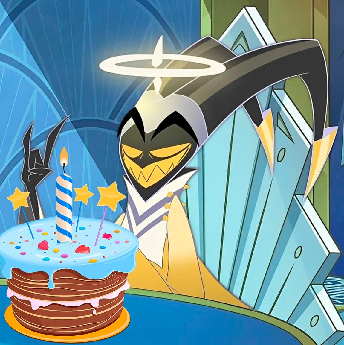 Today is our beloved Alex Brightman's birthday, congratulations to him and thank you for giving life to our beloved Adam #HazbinHotel #HazbinHotelAdam #Adam #alexbrightman