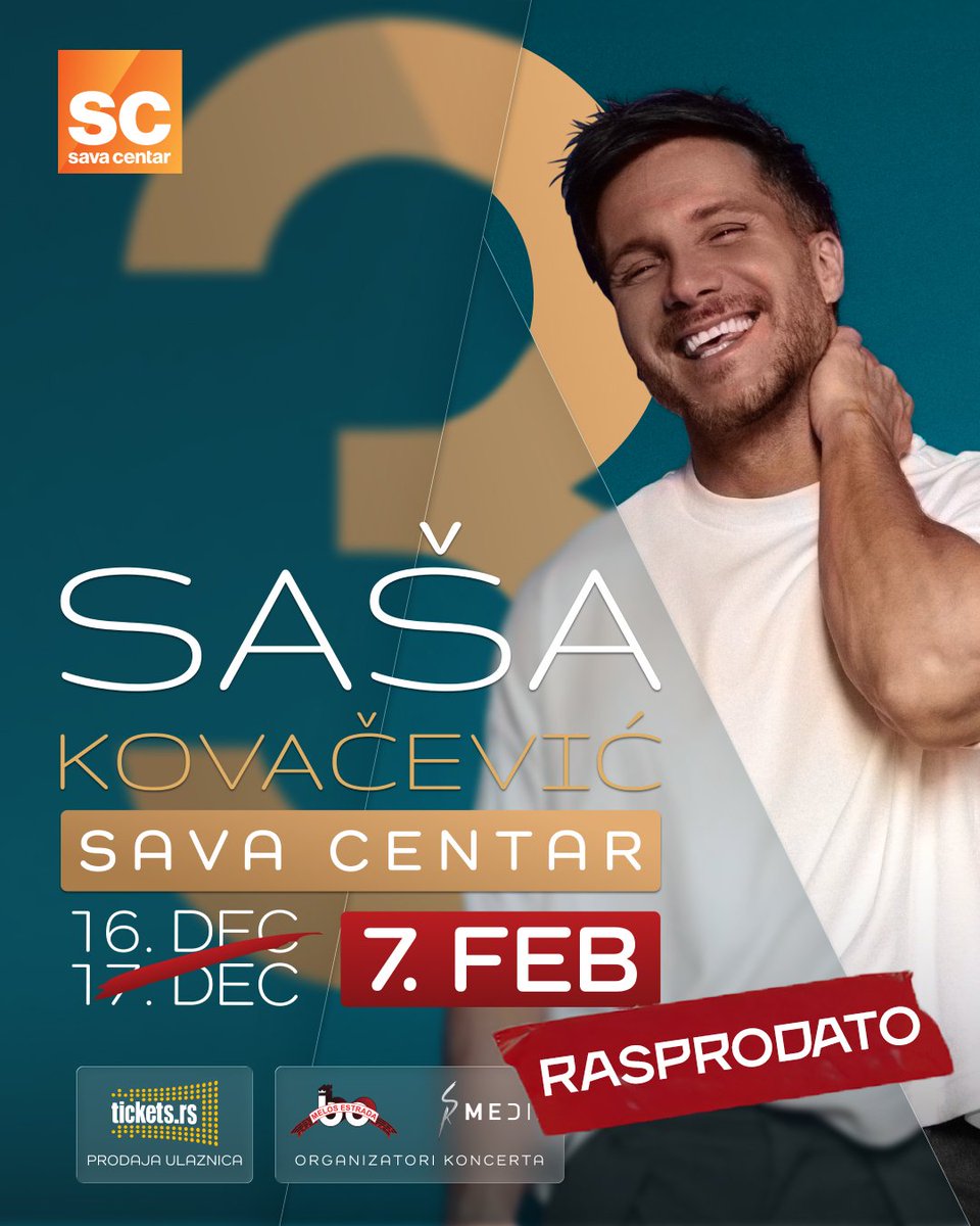 🚨 RASPRODATO | SAVA CENTAR | 07.02.