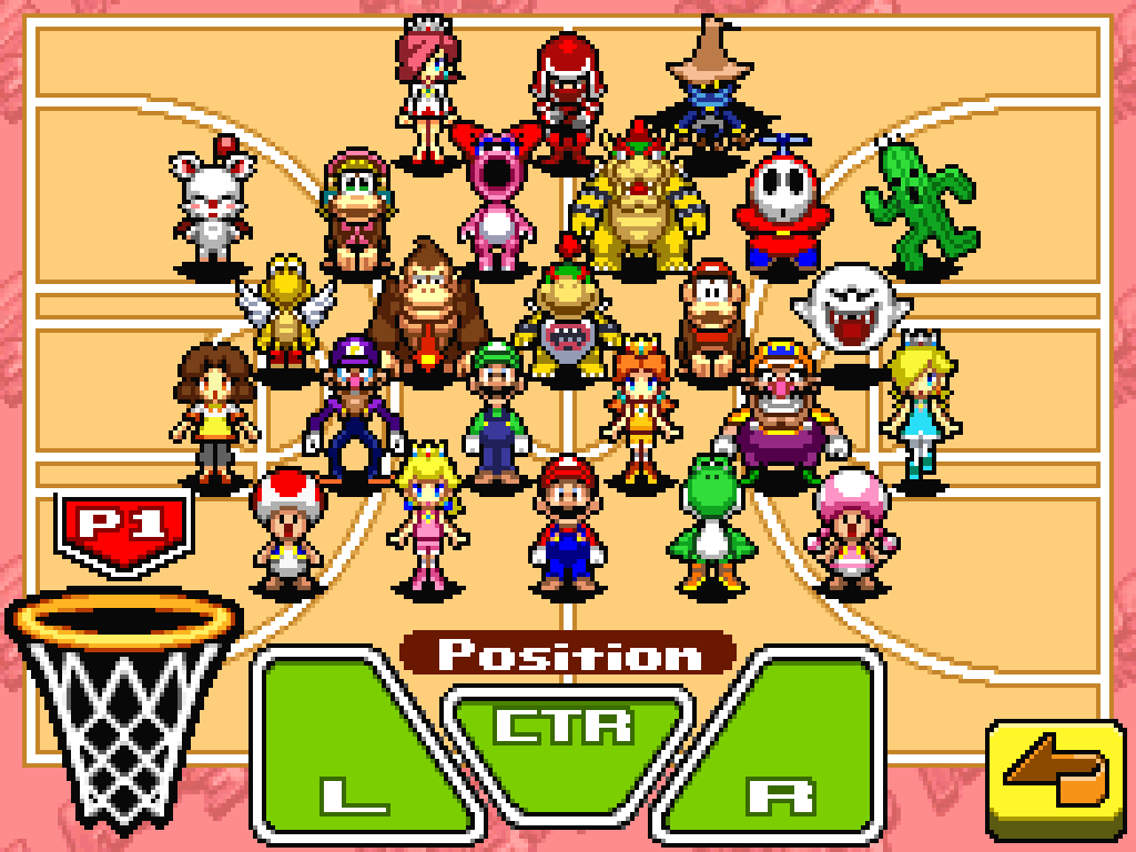 unlocked the entire mario hoops 3-on-3 roster recently! it was tricky to pull off... but i finally did it!