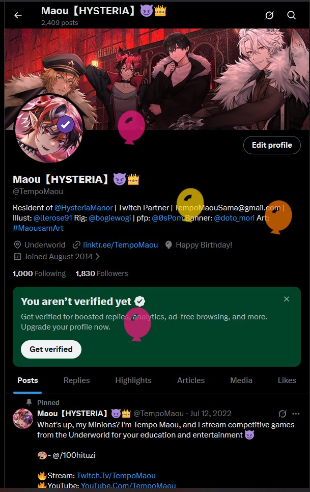 Maou【HYSTERIA】😈👑 tweet media