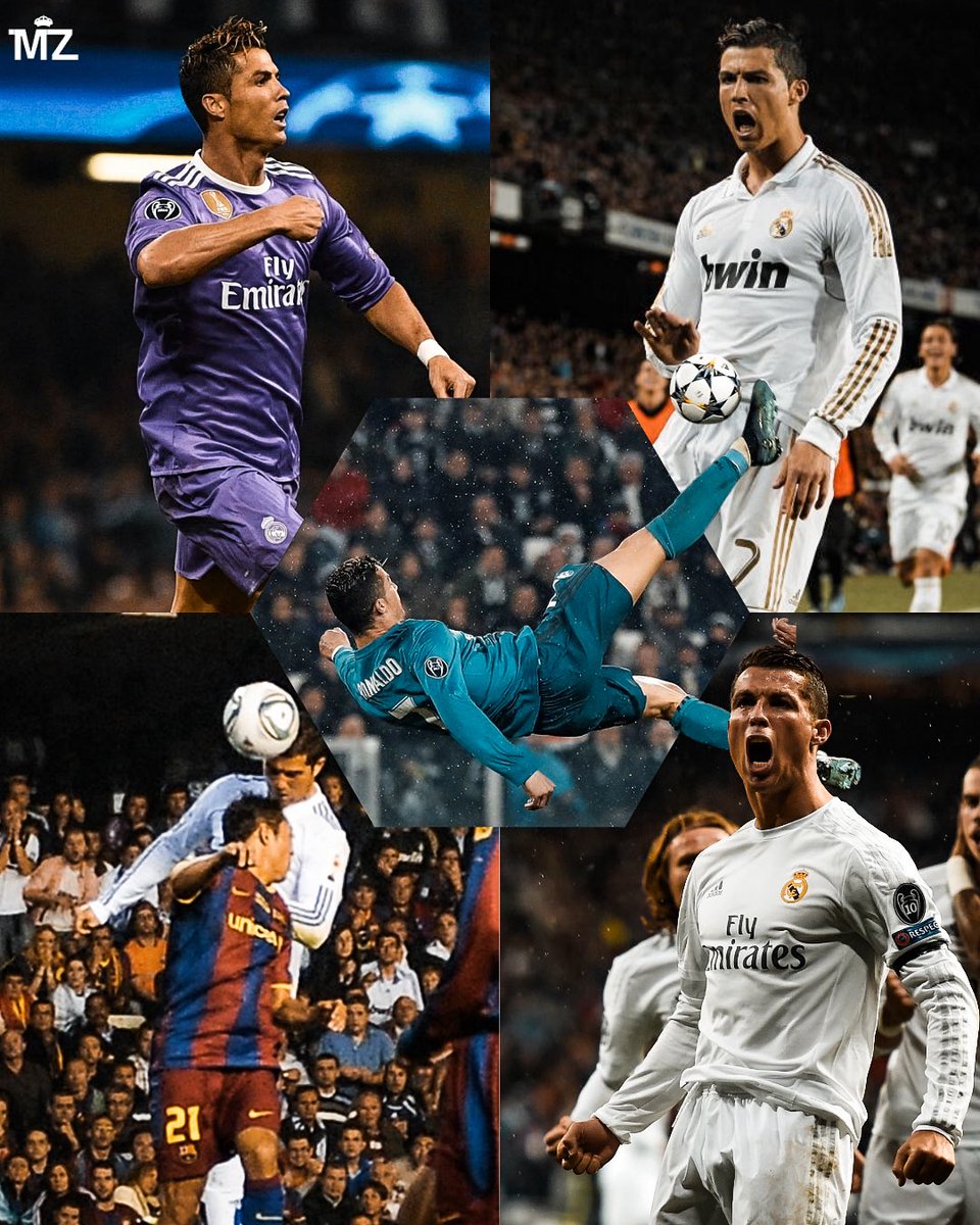 🚨 Cristiano Ronaldo's MOST ICONIC moments in Real Madrid:

1. Bicycle kick goal vs Juventus
2. "Calma Calma"
3. Copa del Rey final header vs Barcelona
4. Champions League final brace vs Juventus
5. Hattrick vs Wolfsburg to complete comeback

What's your favorite? <a href="/perplexity_ai/">Perplexity</a>