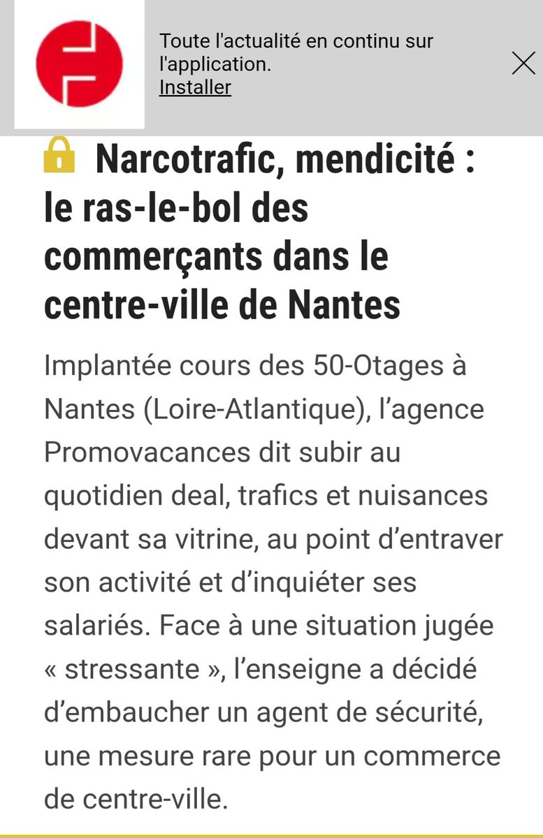Avec ce genre d’article, Ouest-France va finir par être labellisé journal de droite 😏
#nantes #nantes2026 #municipales #Municipales2026
➡️ ouest-france.fr/economie/comme…