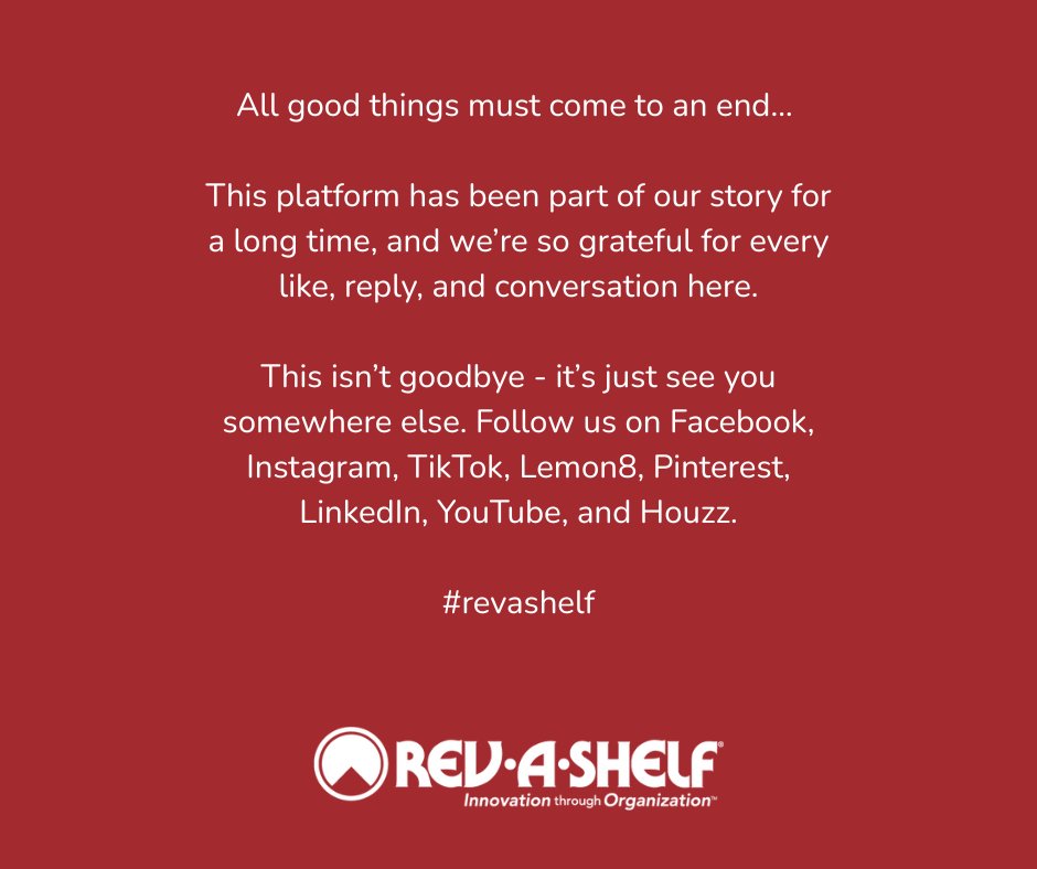 Rev-A-Shelf tweet media