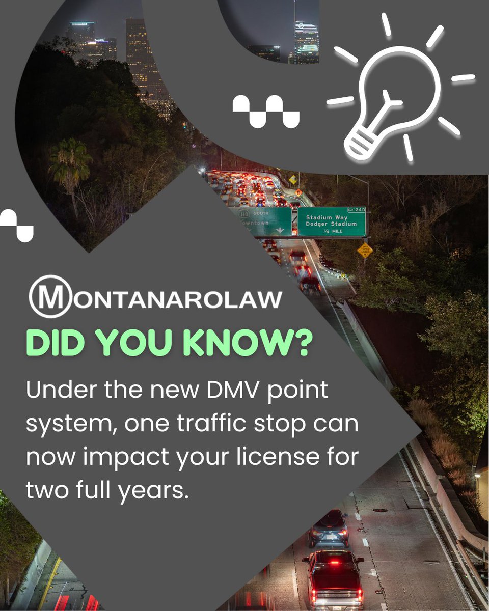 montanarolaw's tweet image. Understand the DMV point system updates in minutes with our free PDF. Download below. #MontanaroLaw #DMVUpdates #TrafficLaw #KnowYourRights #DrivingLaws #MotorVehicleLaw #LegalTips #DriverAwareness #PointSystem #DMVChanges

montanarolaw.com/dmv-point-syst…

(516)203-1700