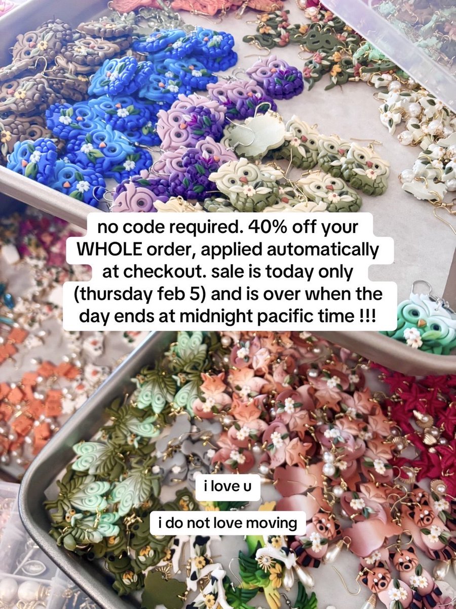 aimee makes earrings • tweet media