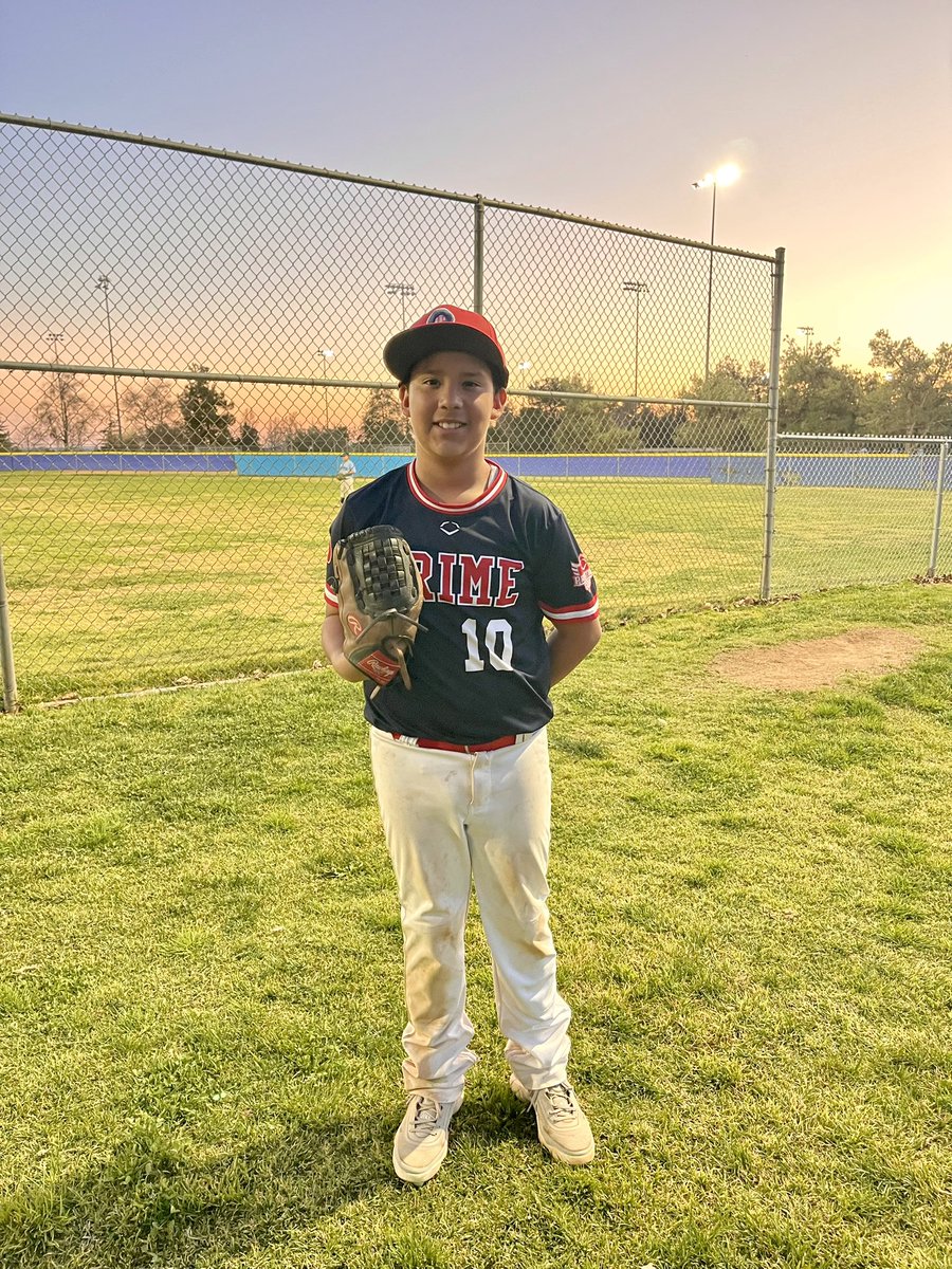 Prime_Yth_Bsbl's tweet photo. No matter the outcome of the game, the work, heart, and growth always show. 💪⚾️

Mateo Gomez 4 innings on the mound competing for Prime 11U — learning, battling, and getting better every pitch.
Proud of the effort, proud of the team. #PrimeBaseball #WorkWins #KeepGrinding https://t.co/nTUIpRVwsx