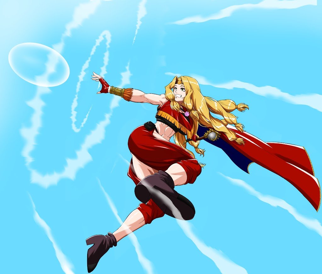 Commission from <a href="/emalopez2121/">Commander Olympus</a> based on design by @/inutheus_ 

Wanted to give her some action.