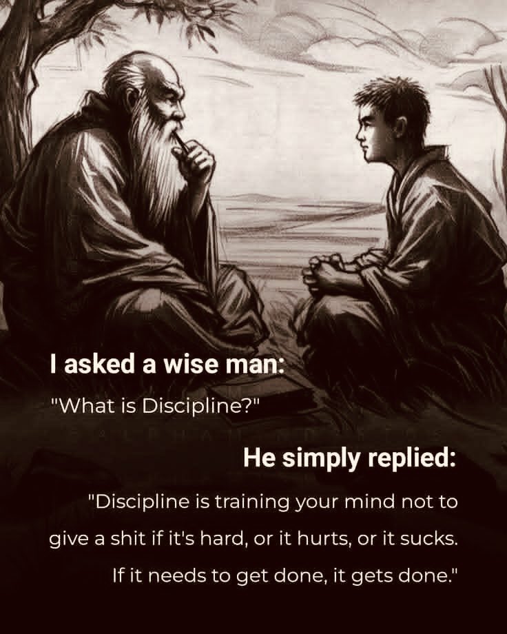 #discipline > #motivation 
#DoTheWork &amp; #GetItDone

I wish I could remember where this came from…..you know who you are - 💪