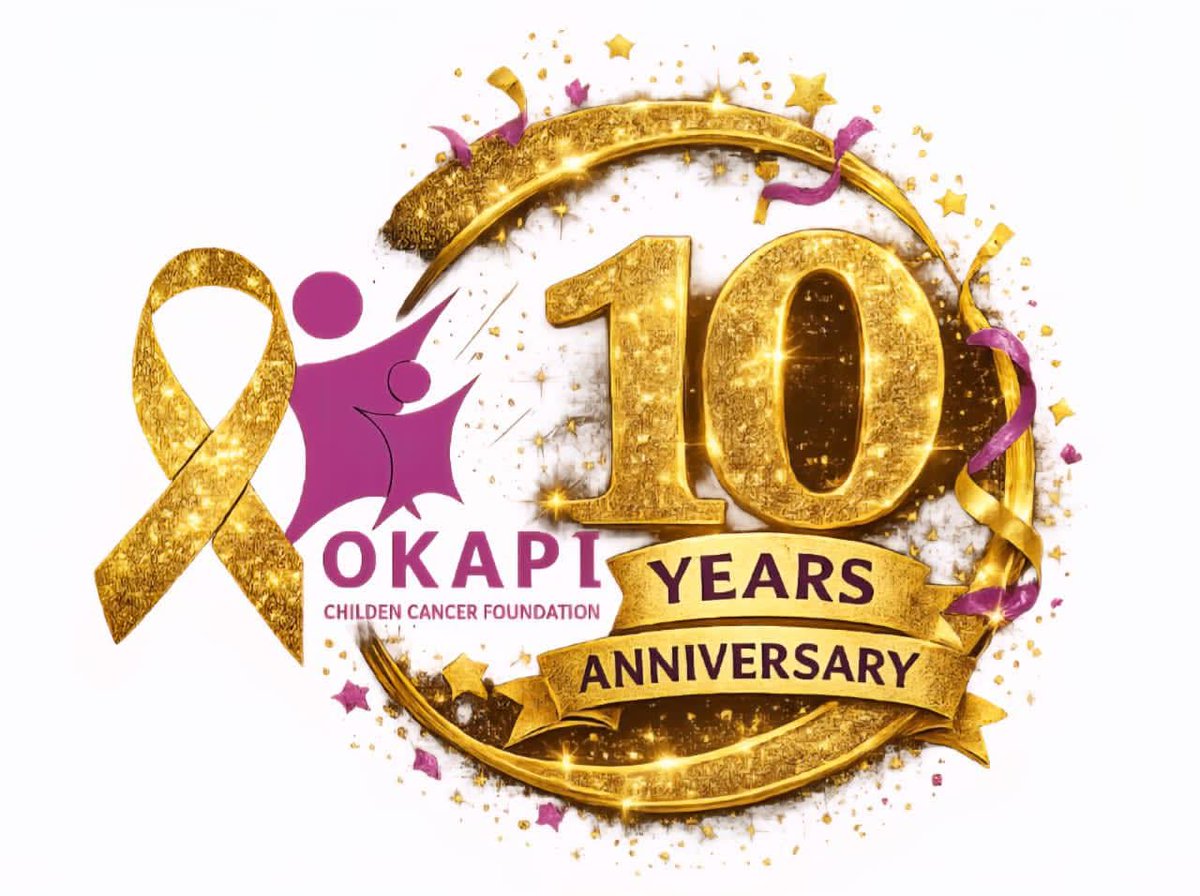 Okapiccf's tweet photo. 10 Years. One mission.

What began as an idea rooted in loss, love &amp; hope has grown into a movement for children battling cancer, their families, and the communities we serve.

From awareness to treatment support, early detection to survivorship — we turned pain into purpose. https://t.co/SGwOrCU3qM